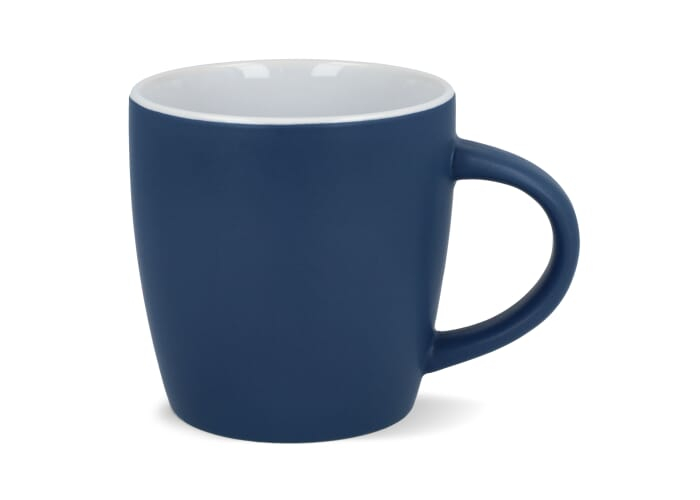 Mug en céramique 300 ml personnalisable York Bleu foncé